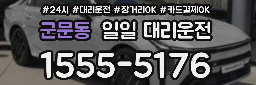 군문동 일일 대리운전