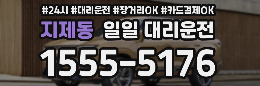 지제동 일일 대리운전
