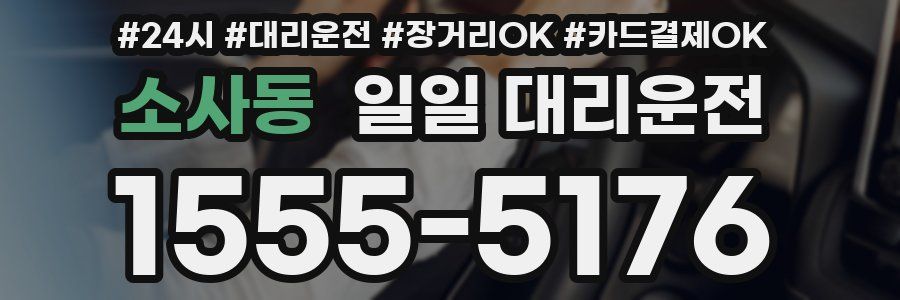 소사동 일일 대리운전