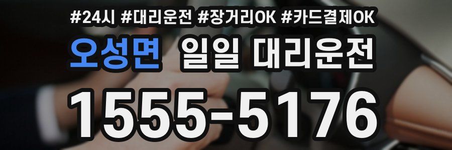 오성면 일일 대리운전