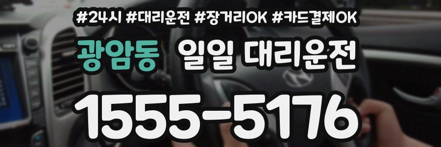 광암동 일일 대리운전