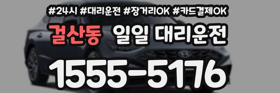 걸산동 일일 대리운전