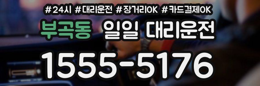 부곡동 일일 대리운전