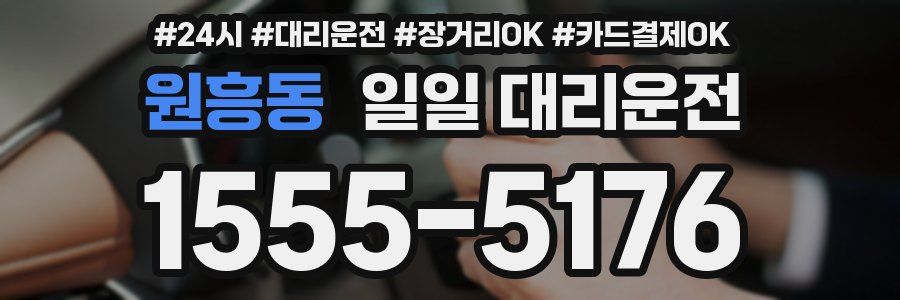 원흥동 일일 대리운전