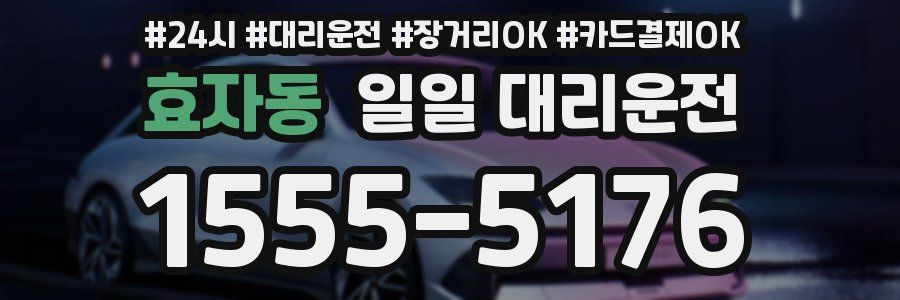 효자동 일일 대리운전