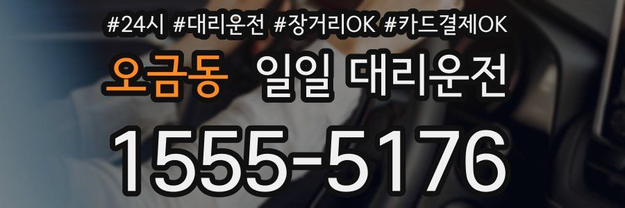 오금동 일일 대리운전