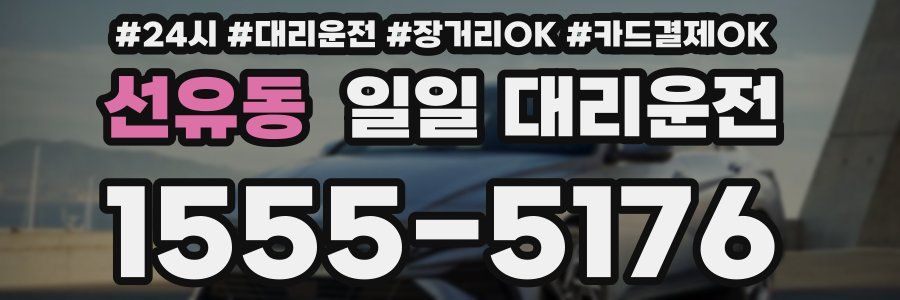 선유동 일일 대리운전