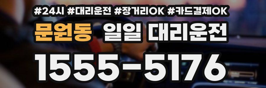 문원동 일일 대리운전