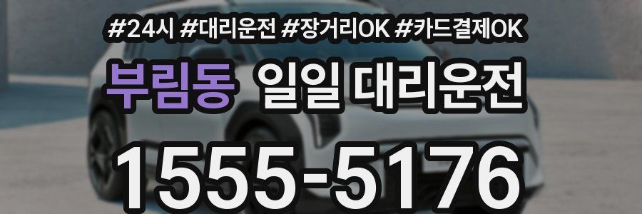 부림동 일일 대리운전