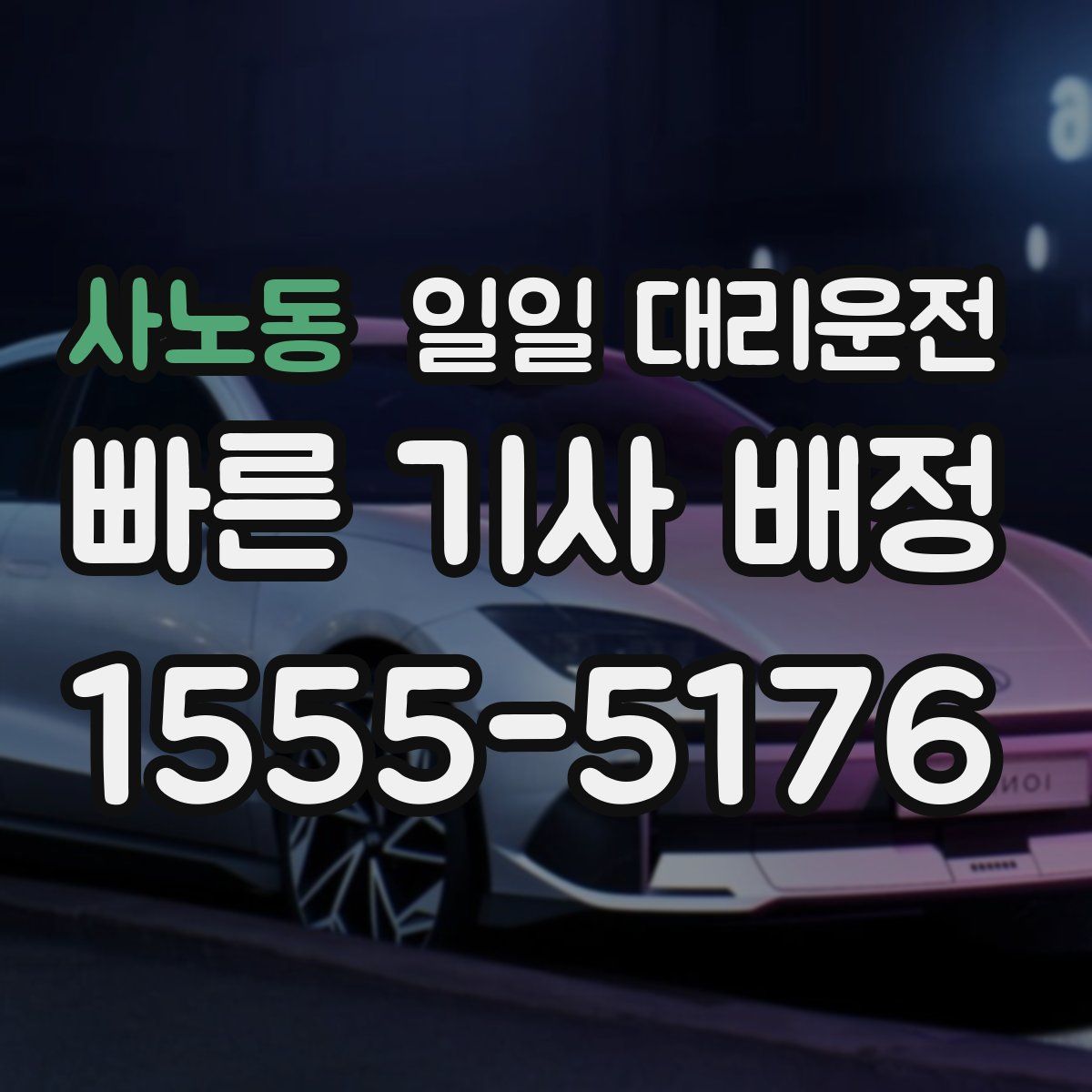 사노동 일일 대리운전
