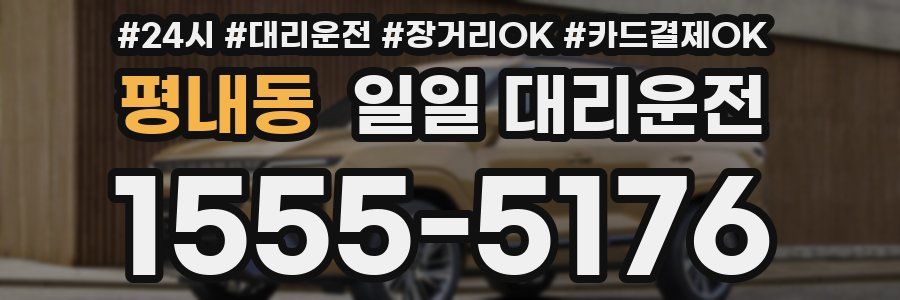 평내동 일일 대리운전