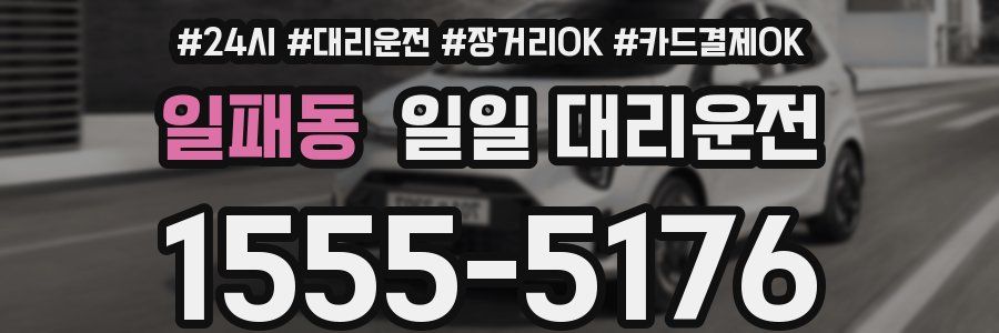일패동 일일 대리운전