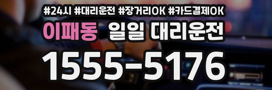 이패동 일일 대리운전