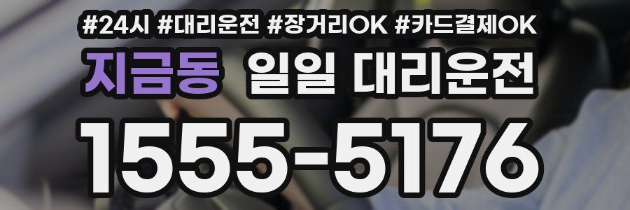 지금동 일일 대리운전
