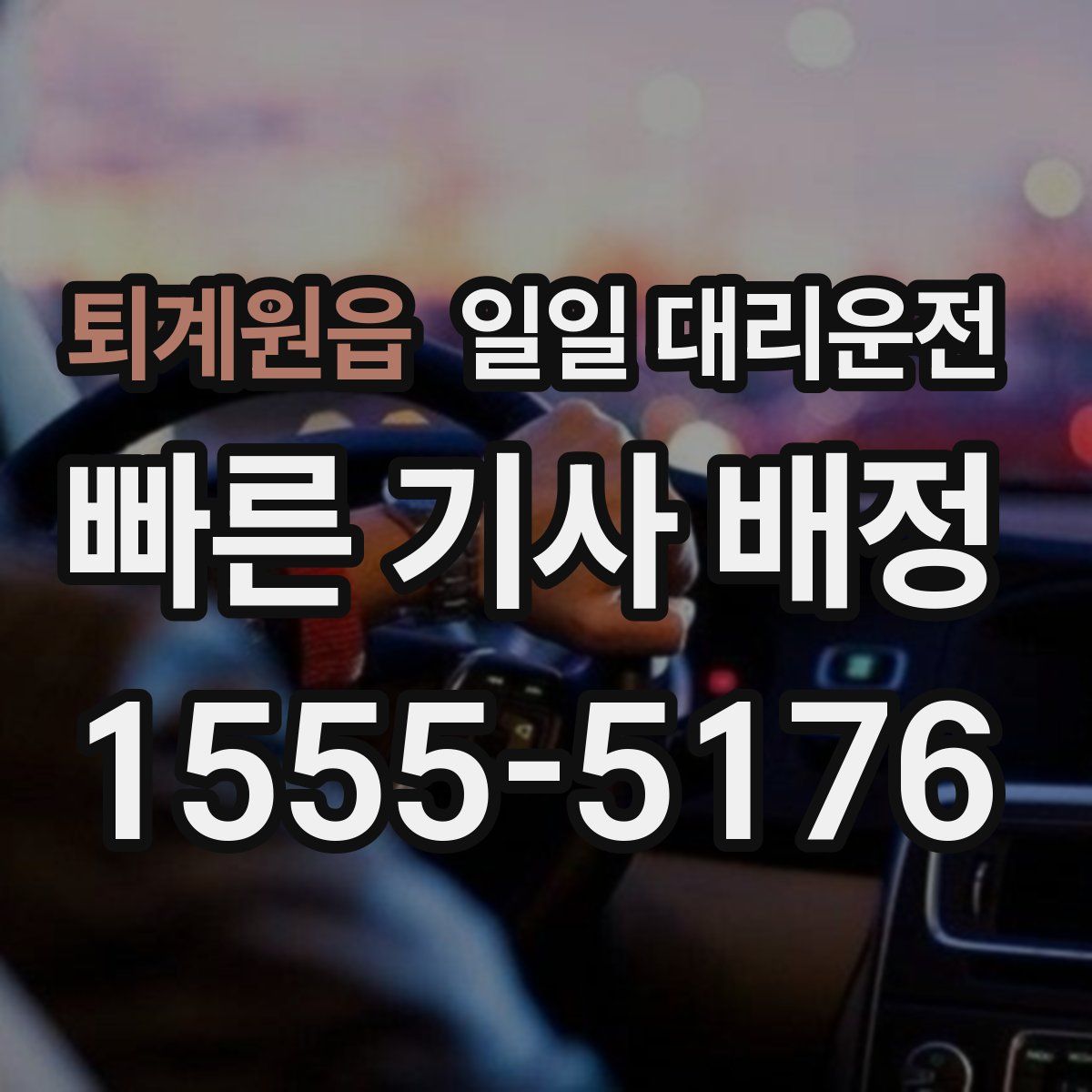퇴계원읍 일일 대리운전