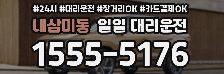 내삼미동 일일 대리운전