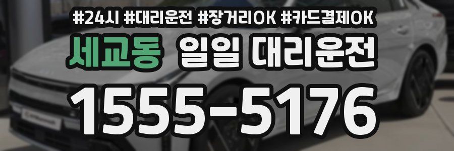 세교동 일일 대리운전