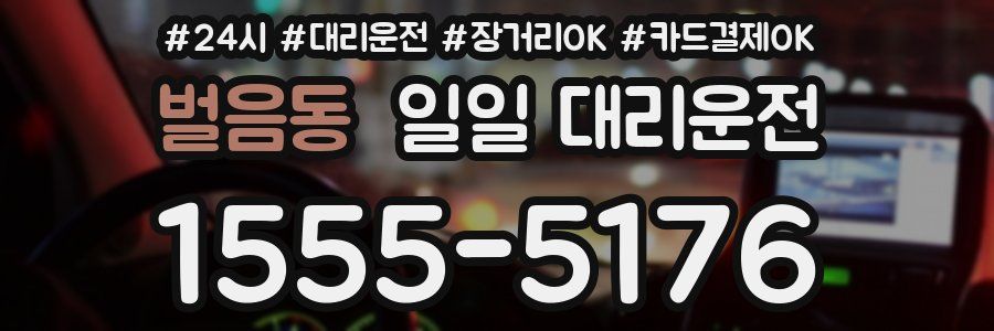 벌음동 일일 대리운전