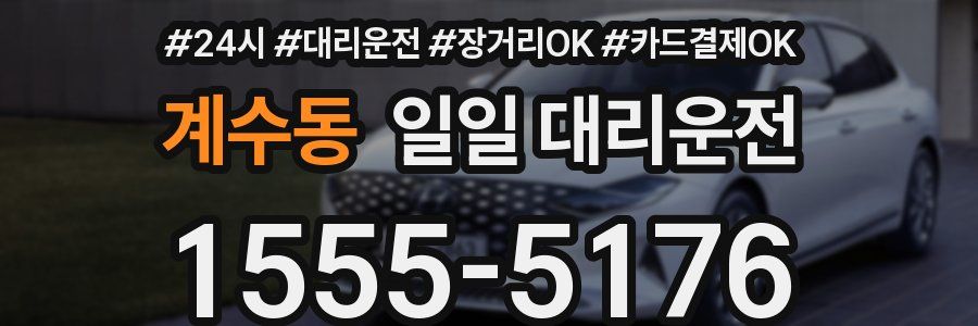 계수동 일일 대리운전