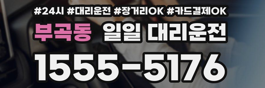 부곡동 일일 대리운전