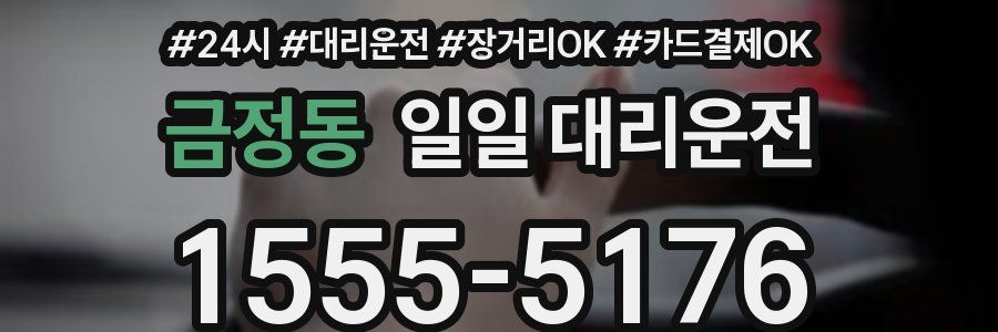 금정동 일일 대리운전
