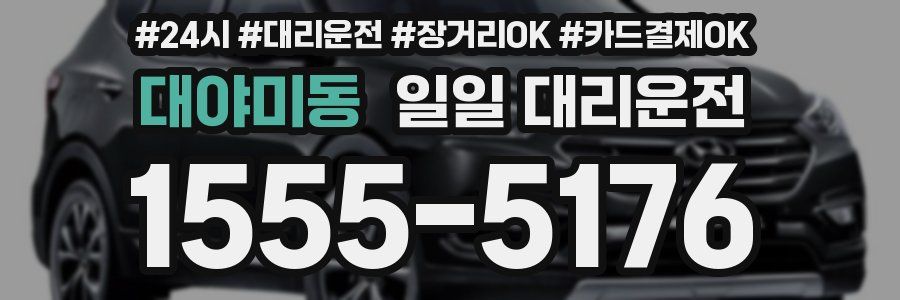 대야미동 일일 대리운전