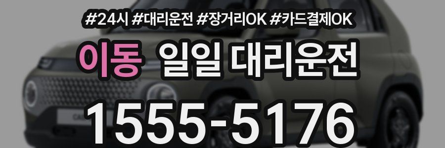이동 일일 대리운전