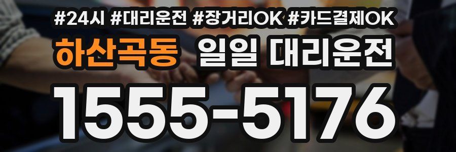 하산곡동 일일 대리운전