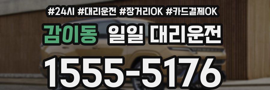 감이동 일일 대리운전