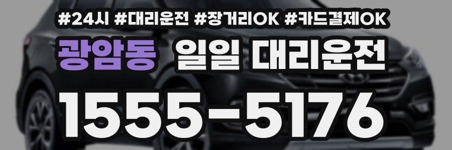 광암동 일일 대리운전