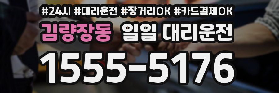 김량장동 일일 대리운전
