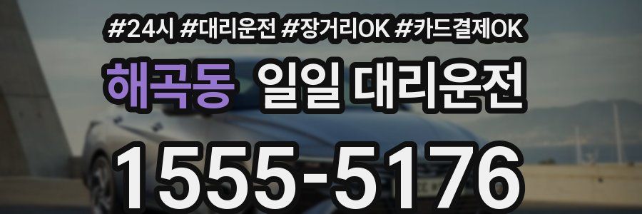 해곡동 일일 대리운전