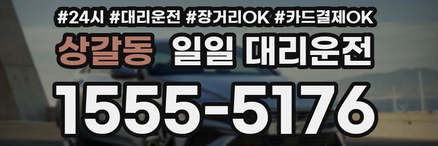 상갈동 일일 대리운전