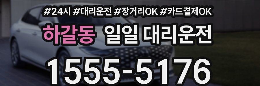 하갈동 일일 대리운전