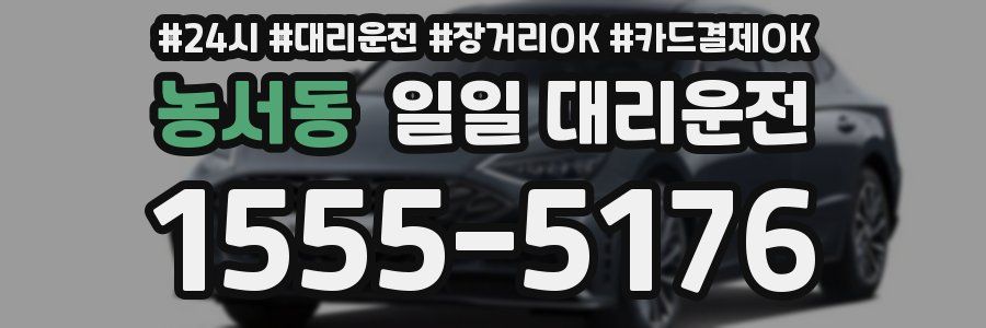 농서동 일일 대리운전