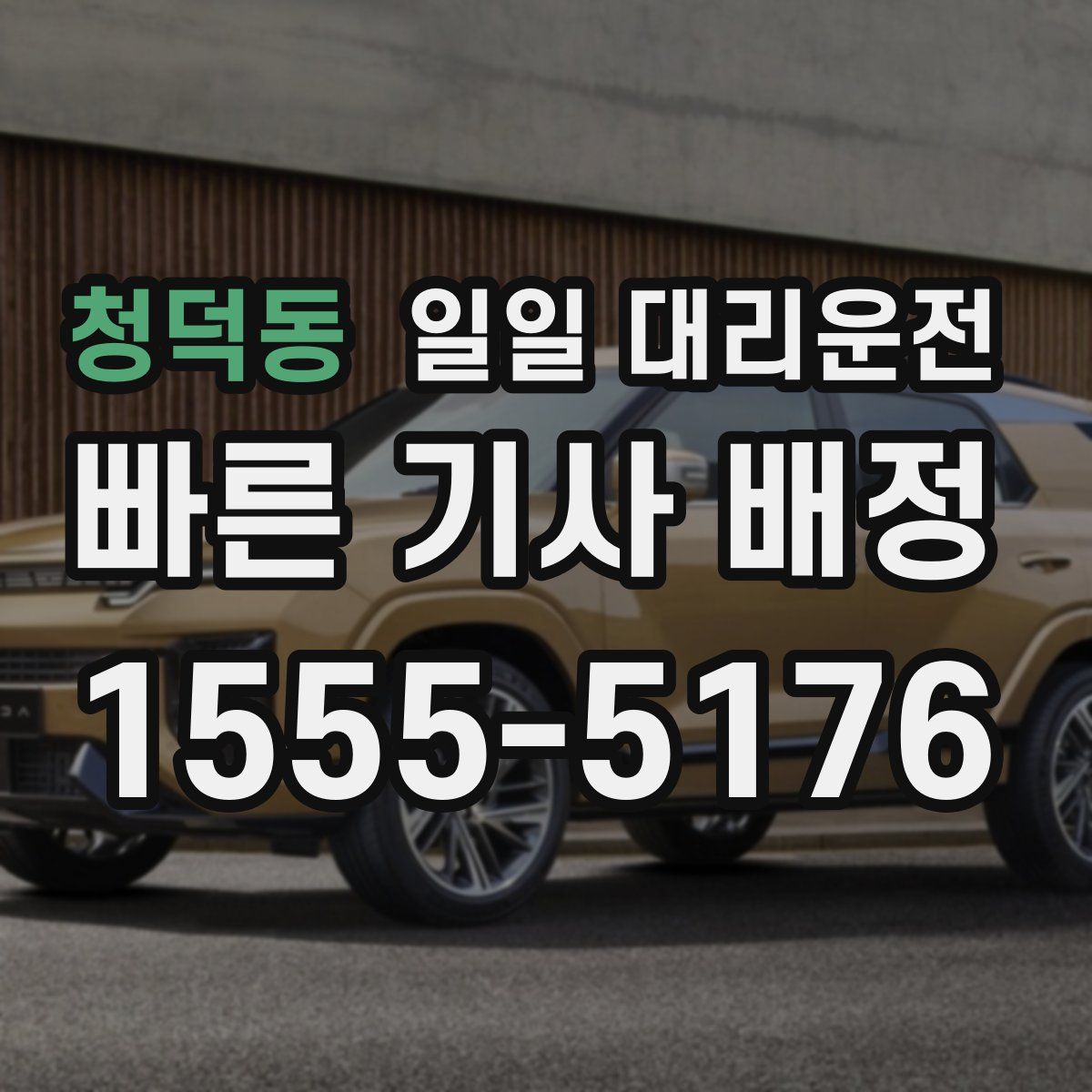 청덕동 일일 대리운전