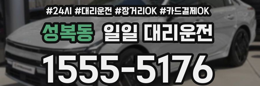 성복동 일일 대리운전