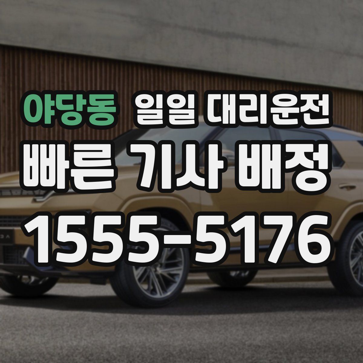 야당동 일일 대리운전