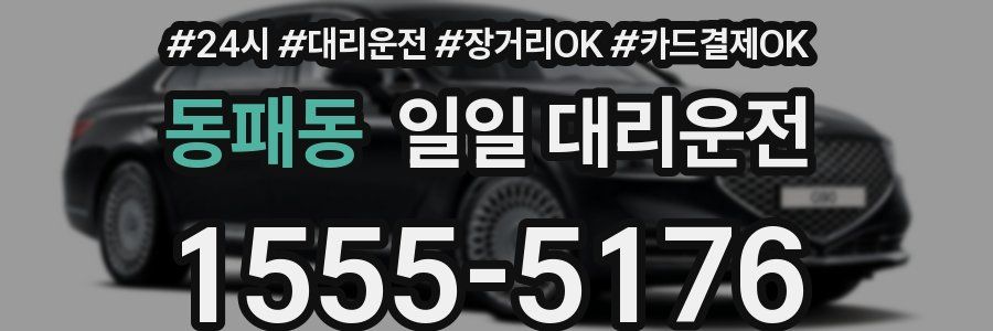 동패동 일일 대리운전