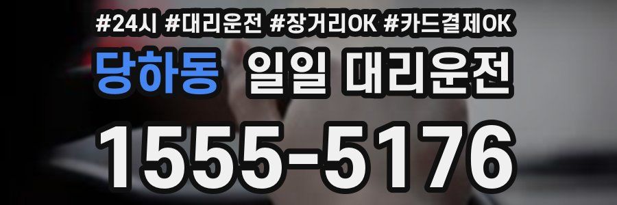 당하동 일일 대리운전