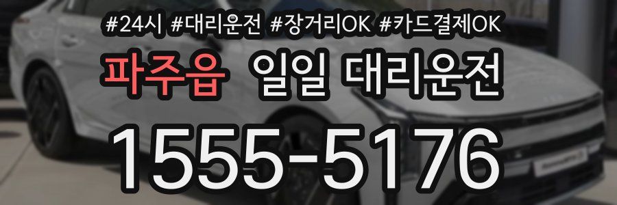 파주읍 일일 대리운전