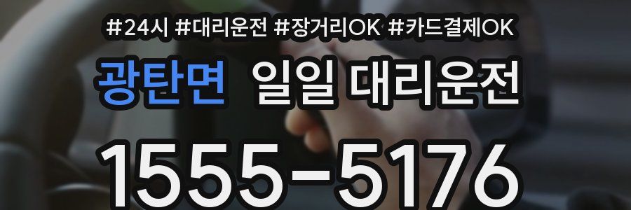 광탄면 일일 대리운전