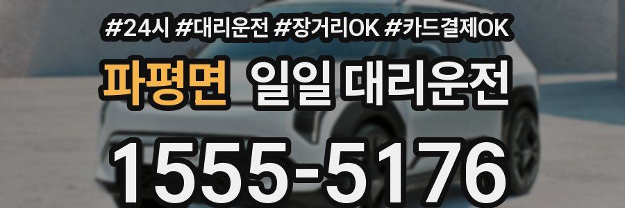 파평면 일일 대리운전