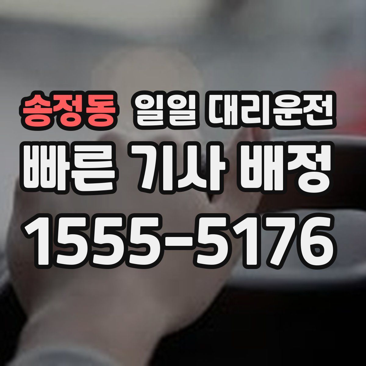 송정동 일일 대리운전