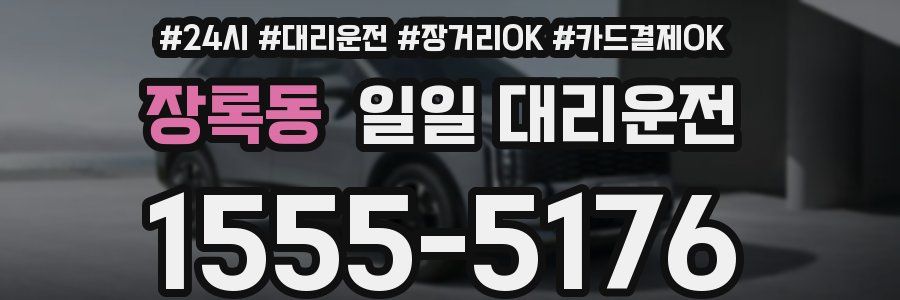장록동 일일 대리운전