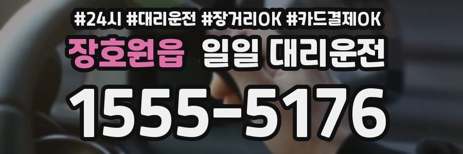 장호원읍 일일 대리운전