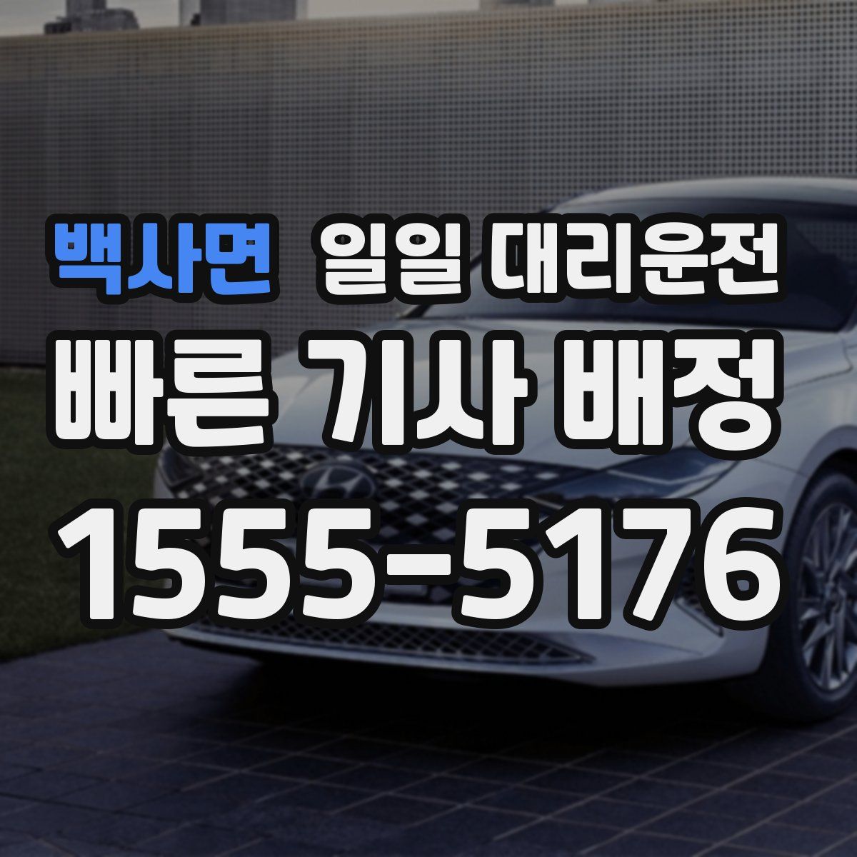 백사면 일일 대리운전