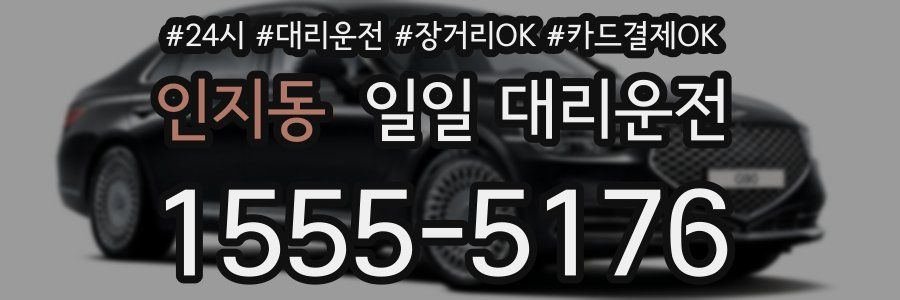 인지동 일일 대리운전