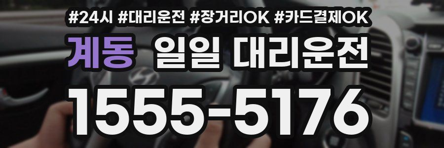 계동 일일 대리운전