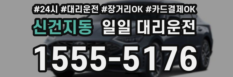 신건지동 일일 대리운전